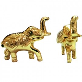 Decorative and Designed Kumkuma Bharani (Elephant)  (2 Pieces)